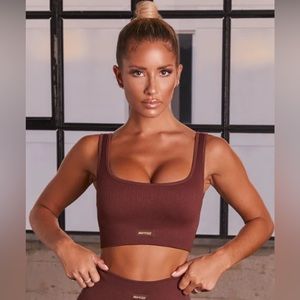 bo & tee ribbed sports bra